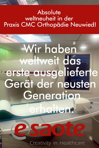 Weltneuheit in unserer Praxis (MRT S-scan Open)